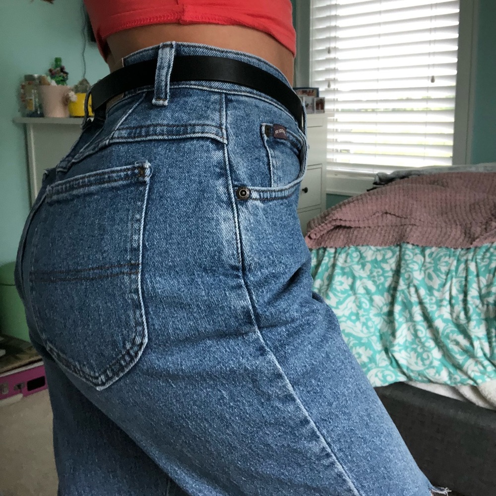 vintage high waisted mom jean
